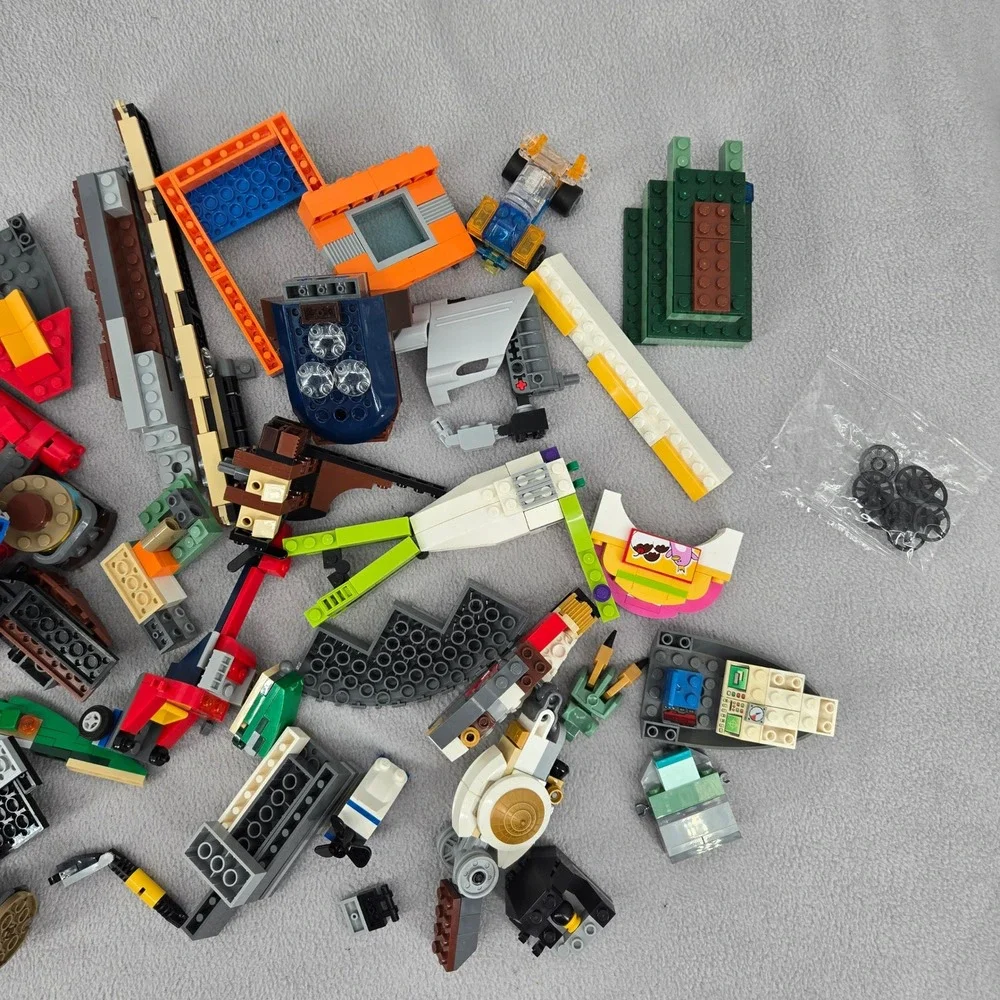 LEGO Mixed Bulk Lot Assorted Building Bricks Vehicle Parts Kids Creative Play
